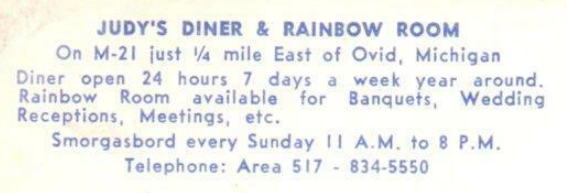 Judys Diner - Old Postcard